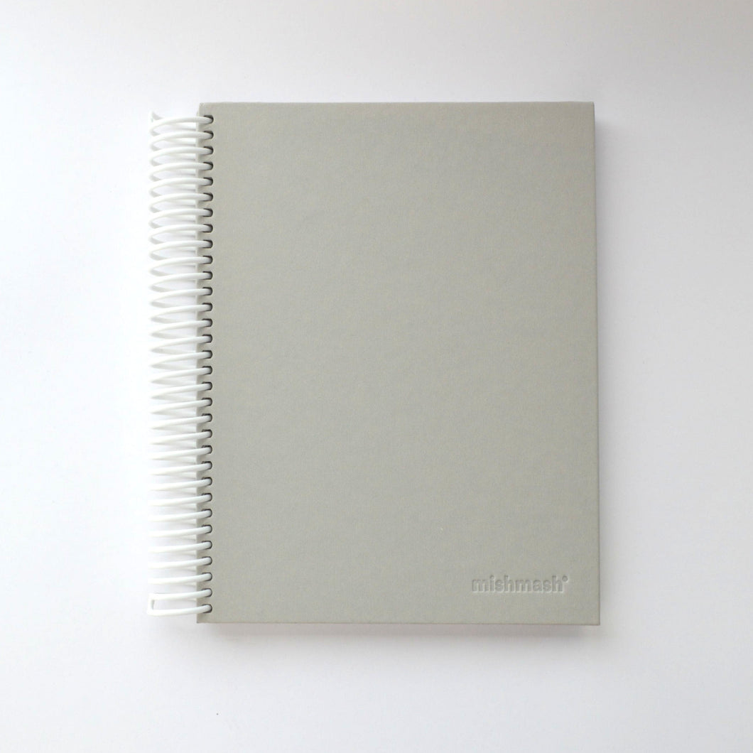 Easy Breezy Notebook • Cinzento •  Mishmash